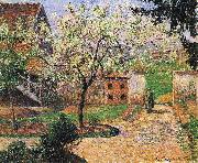 Camille Pissarro Flowering Plum Tree Eragny oil painting reproduction